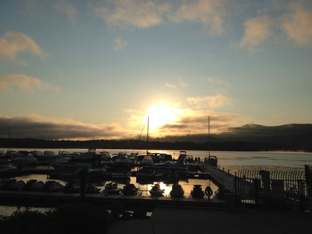 Morning at Riverfront Marina in Newburgh