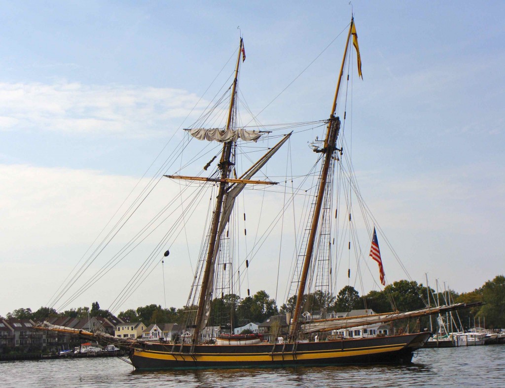 Pride of Baltimore Anchored at Annpolis