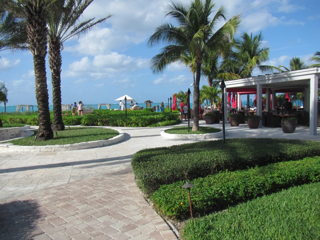 Walk to the beach from the resort