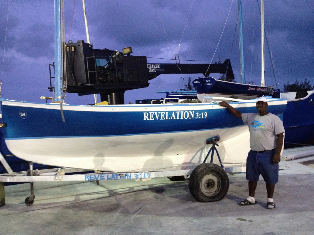 Kevin and his boat, Revelation 3:19