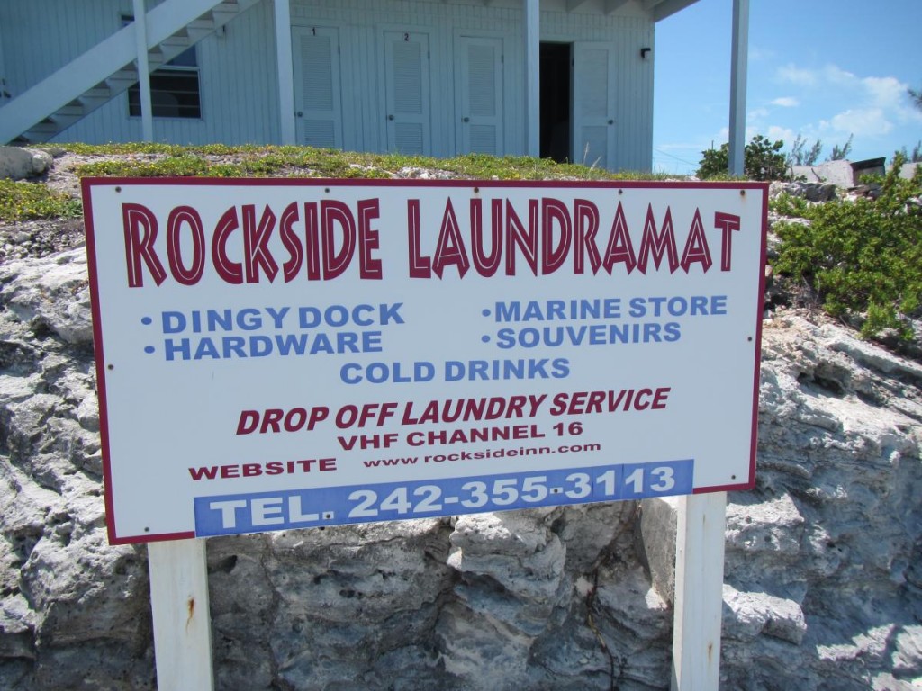 Rockside Laundramat Sign